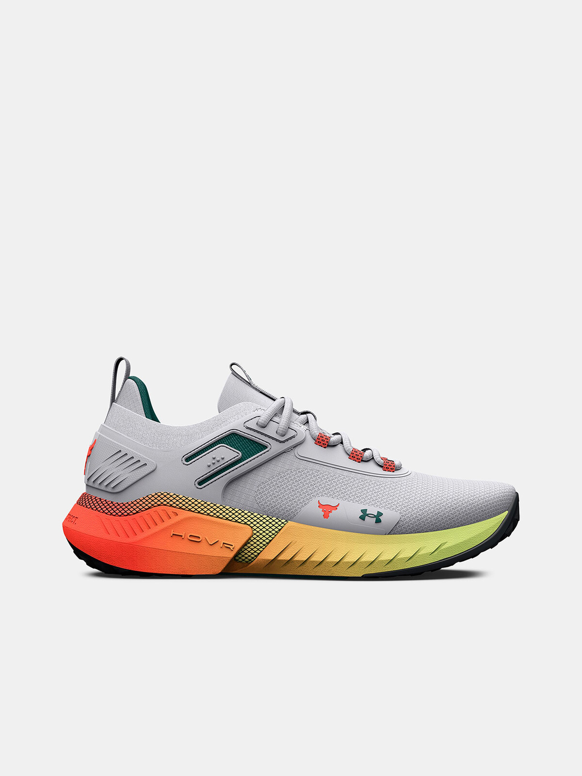 Oranžovo-biele dámske tenisky Under Armour UA W Project Rock 5