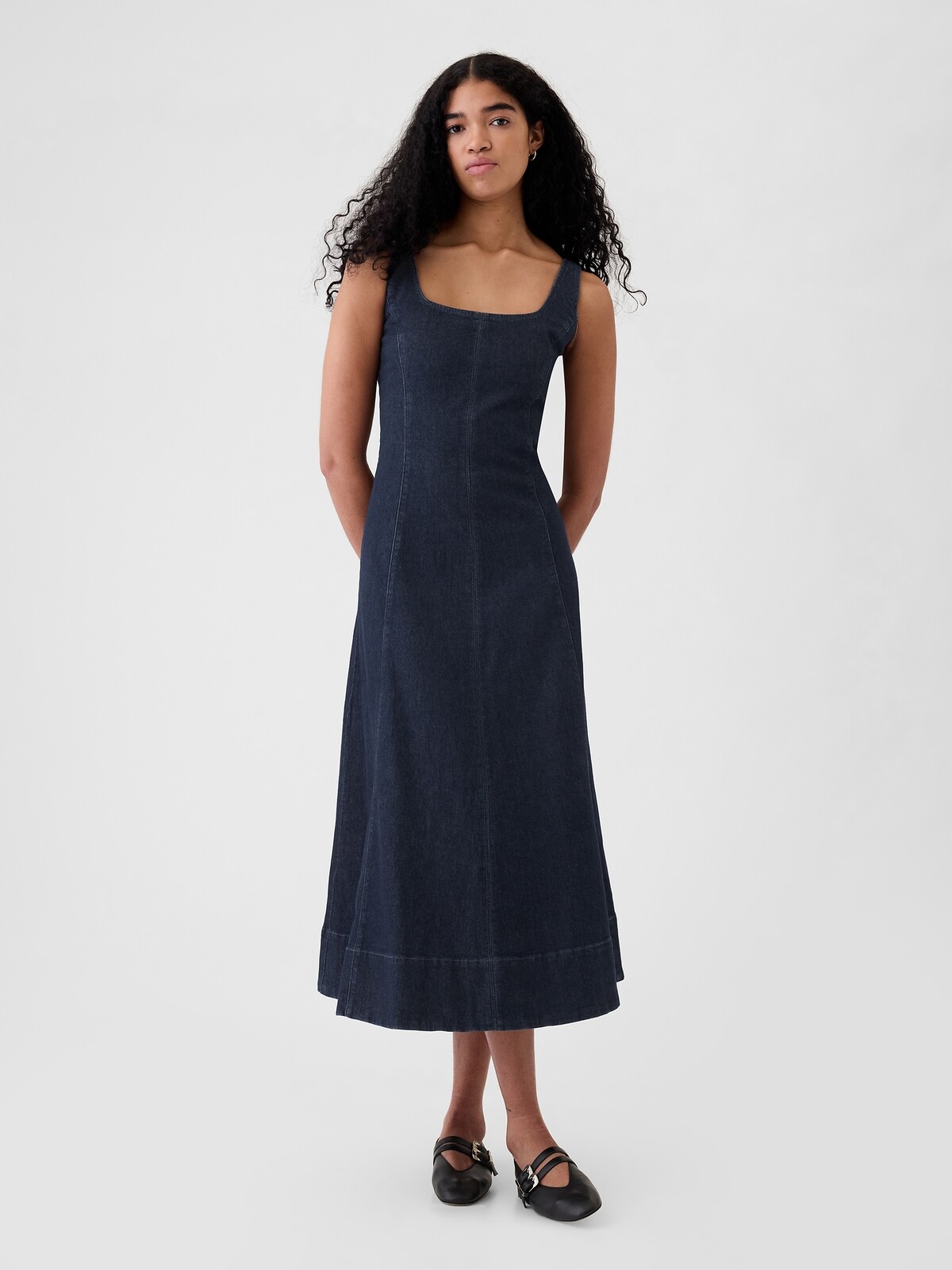 GAP Denim Maxi Dress - Ladies