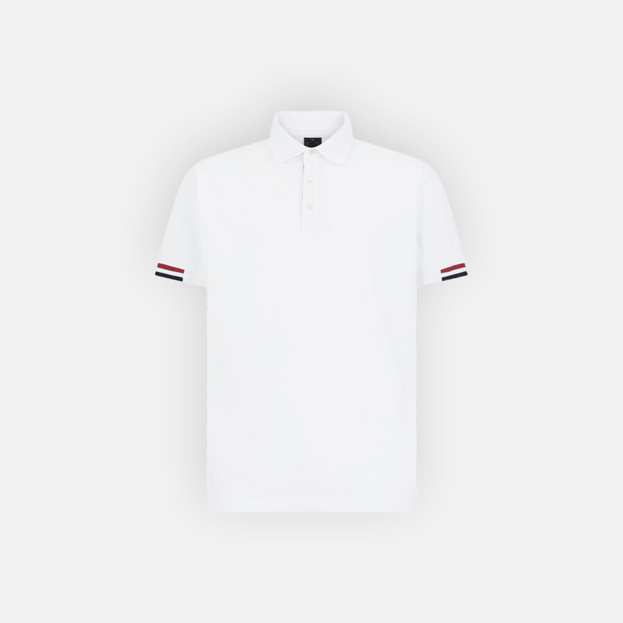 White men's polo shirt Geox Polo - Men's