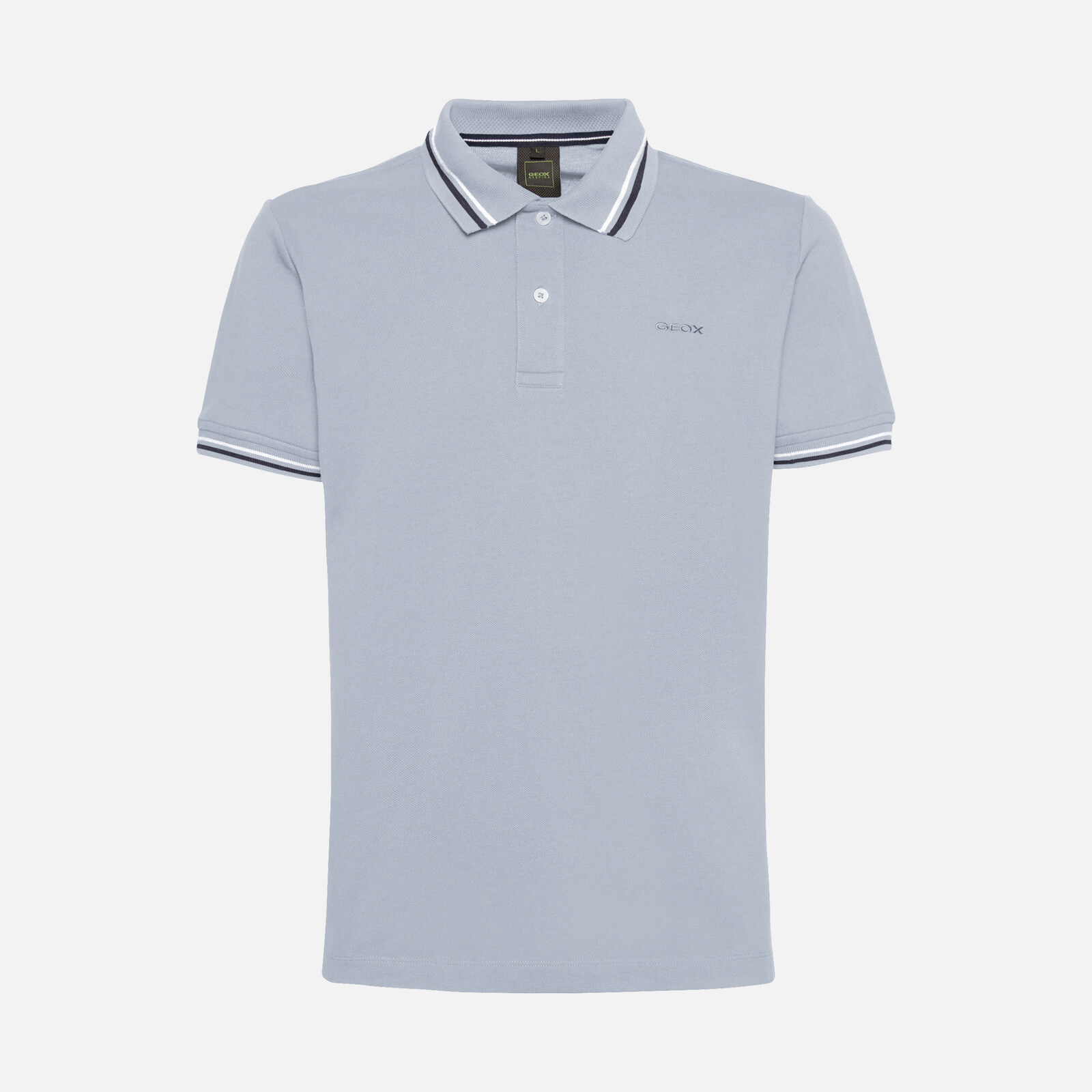 Blue Men's Polo Polos - Men's