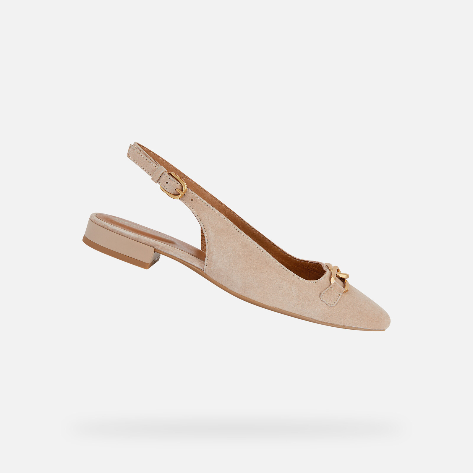 Cream women's ballet flats Geox Charyssa - Women's