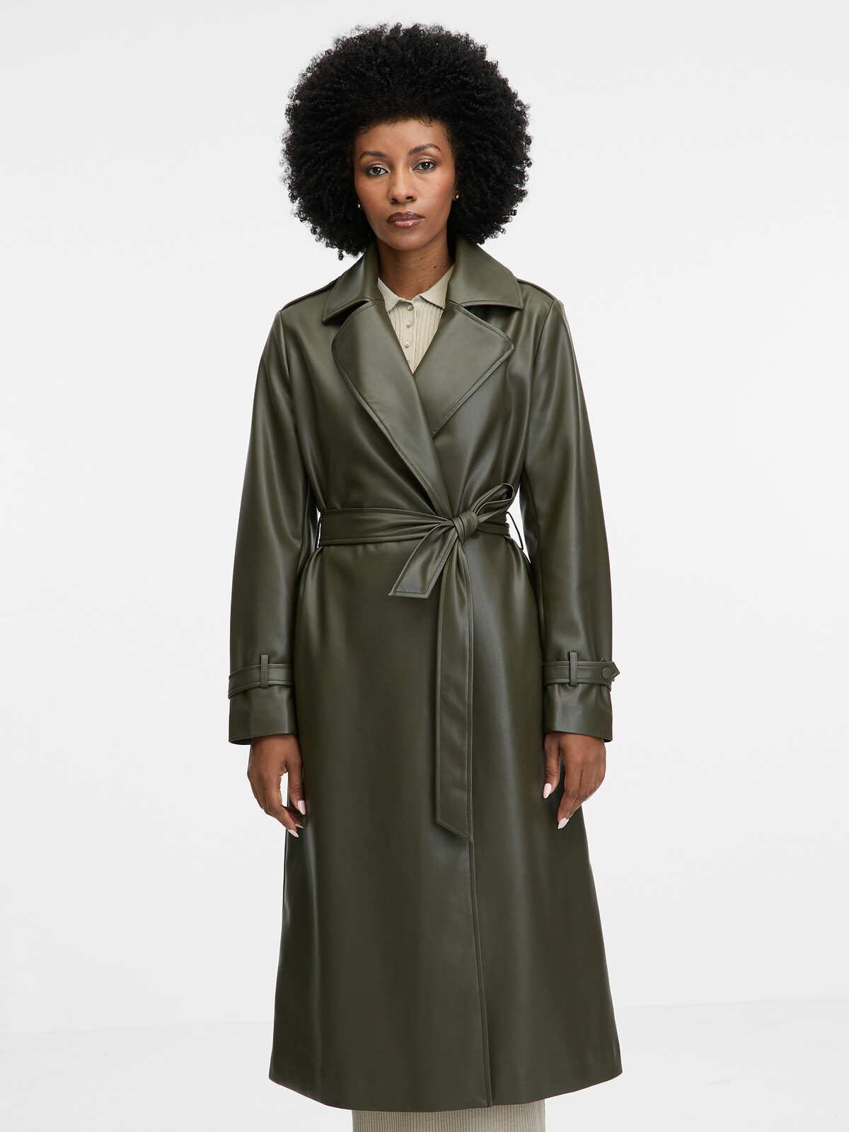 Khaki women's trench coat ORSAY - Women's