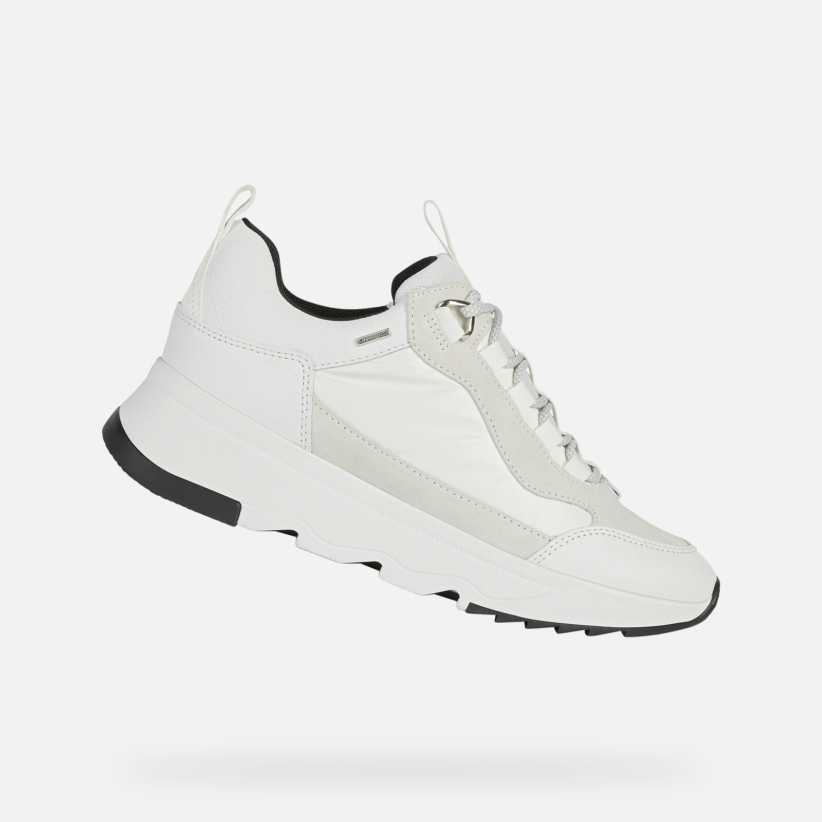 White Women's Geox Falena B ABX Sneakers - Women's
