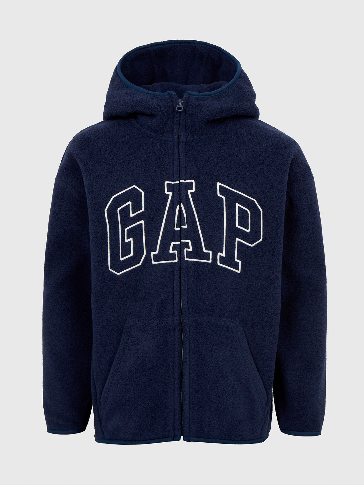 GAP Kids Plaid Sweatshirt with Logo - Boys