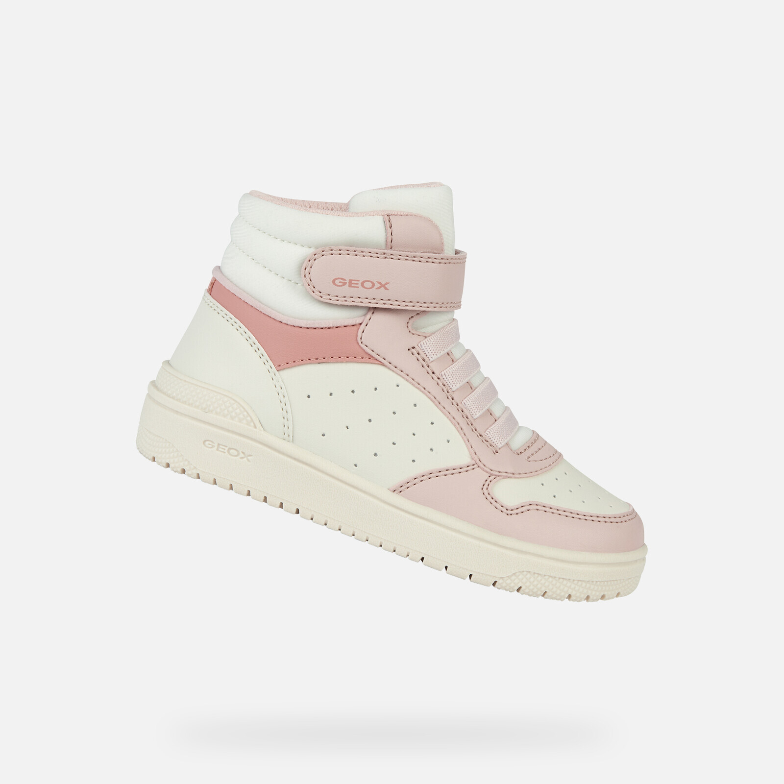 Light Pink Girls Sneakers Geox Washiba - Girls
