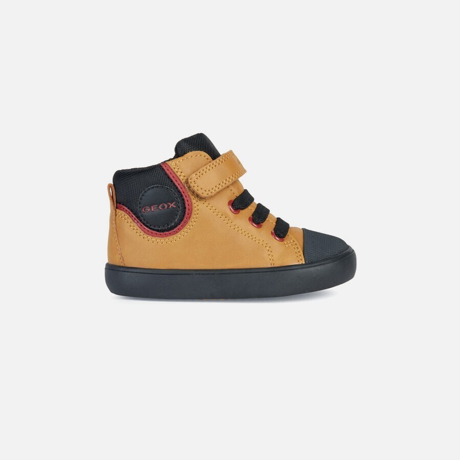 Yellow Boys' Geox Gisli Sneakers - Boys