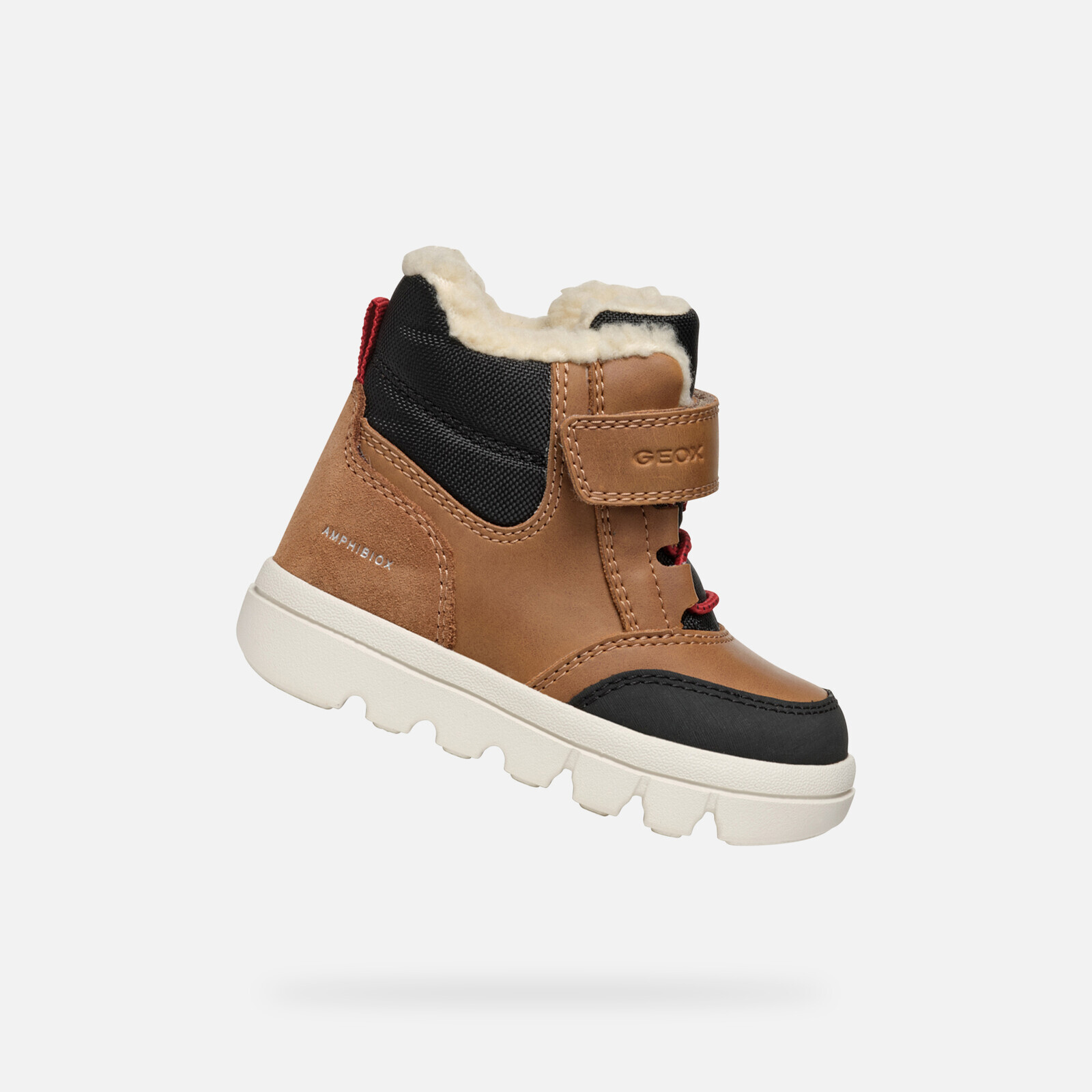 Brown boys' winter shoes Geox Willaboo B Ab - Boys
