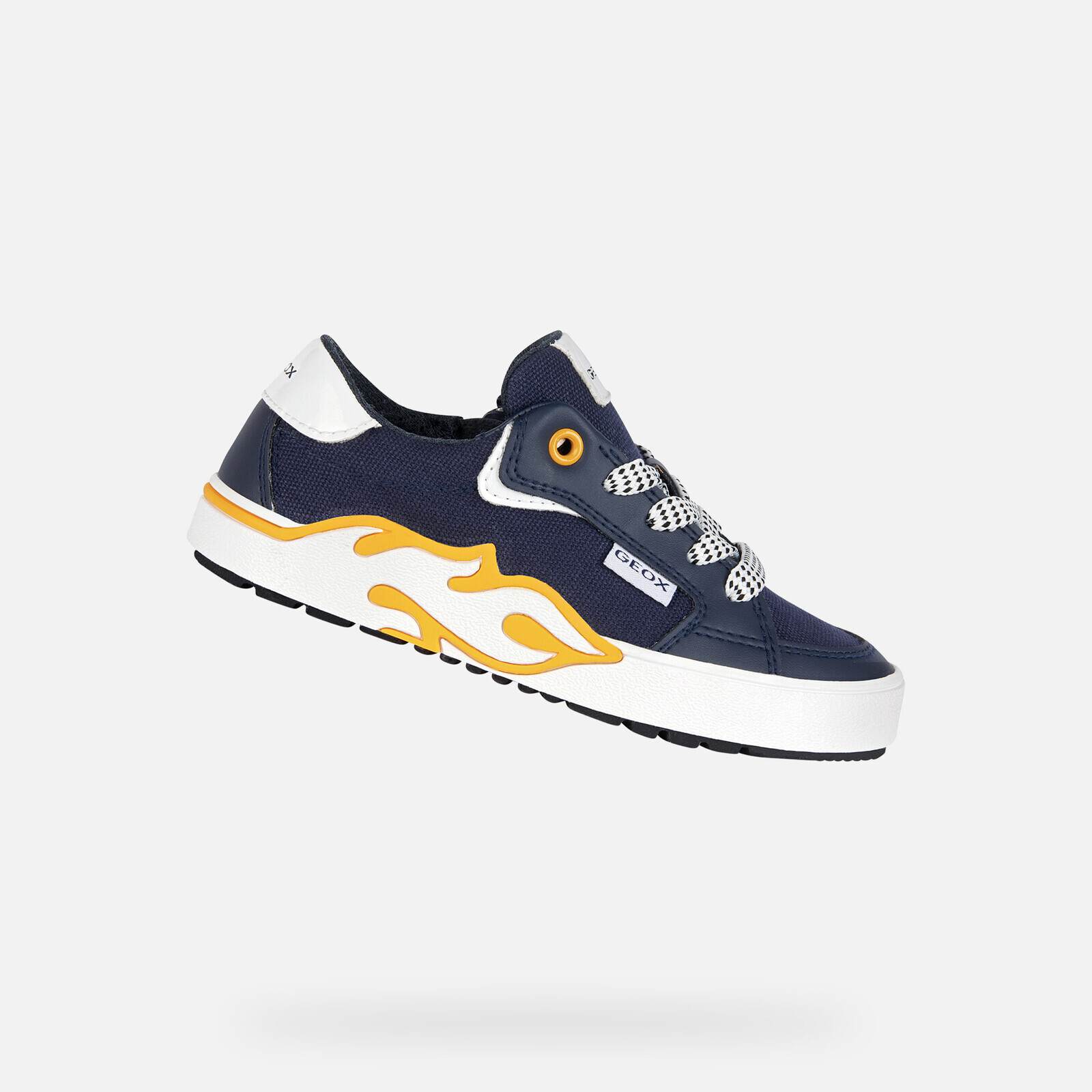 Dark Blue Boys' Geox Alphabeet Sneakers - Boys