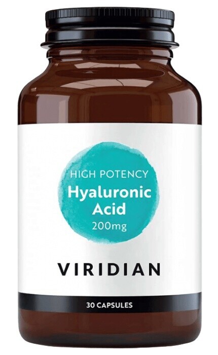 Viridian hyaluronic acid high potency 200 mg 30 kapslí