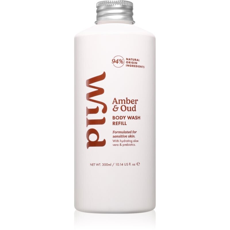 Wild Amber & Oud Refill sprchový gél náhradná náplň 300 ml