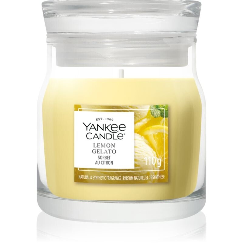 Yankee Candle Lemon Gelato vonná sviečka Signature 110 g