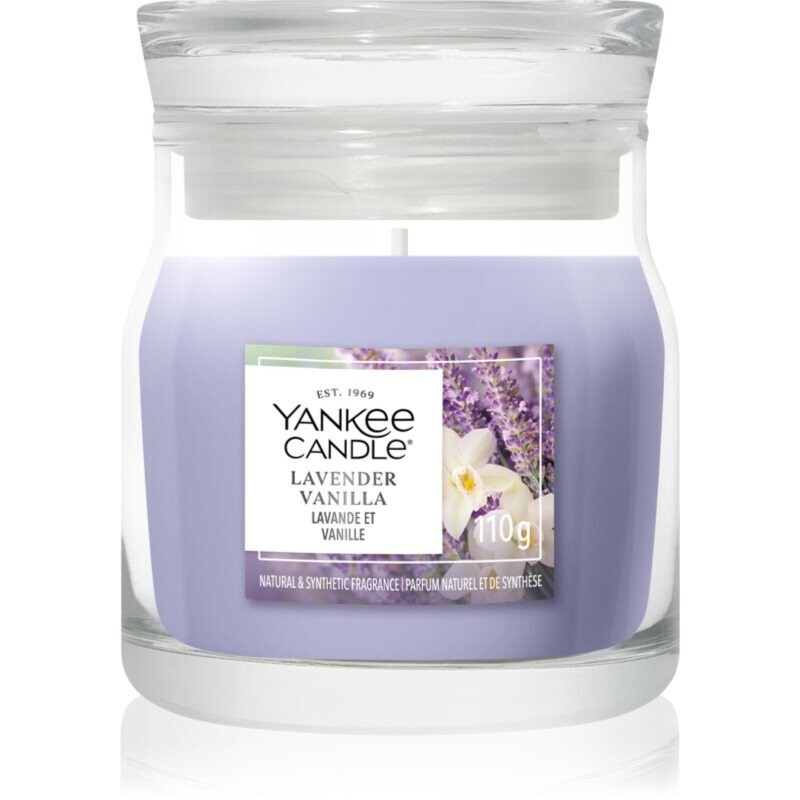 Yankee Candle Lavender Vanilla vonná sviečka Signature 110 g