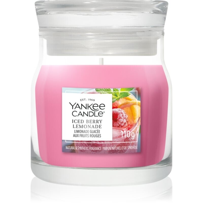 Yankee Candle Iced Berry Lemonade vonná sviečka Signature 110 g
