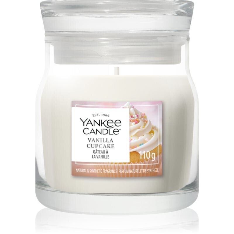 Yankee Candle Vanilla Cupcake vonná sviečka Signature 110 g