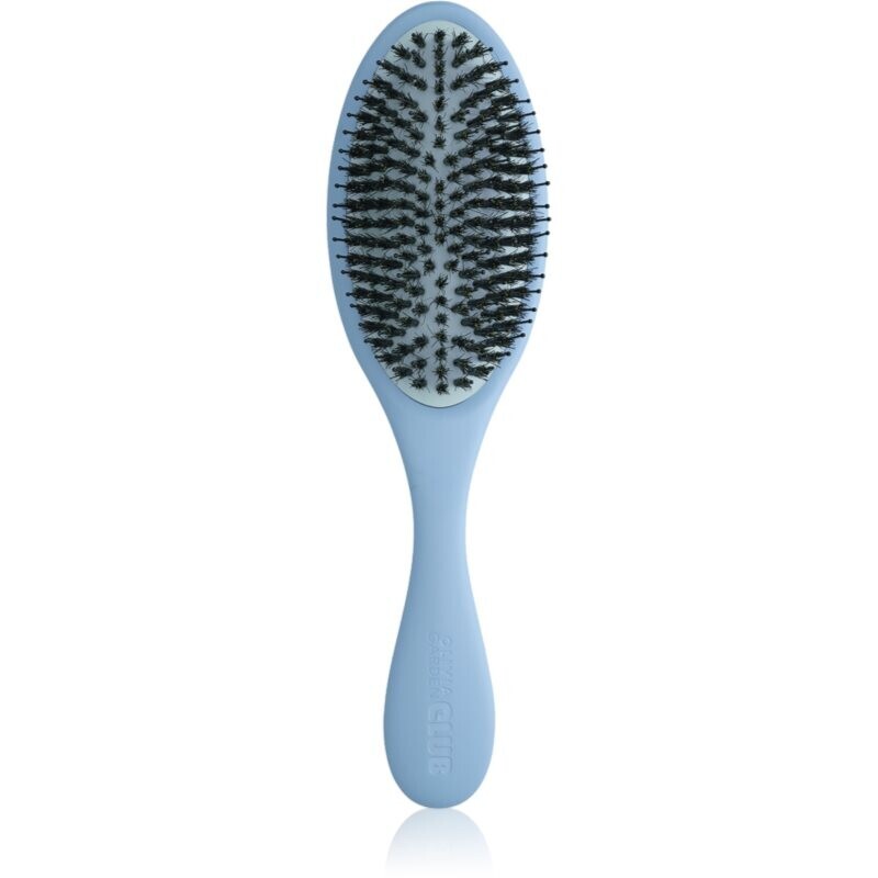 Olivia Garden Club The Reset Detangling&Shine Hairbrush plochá kefa s puzdrom Blue 1 ks
