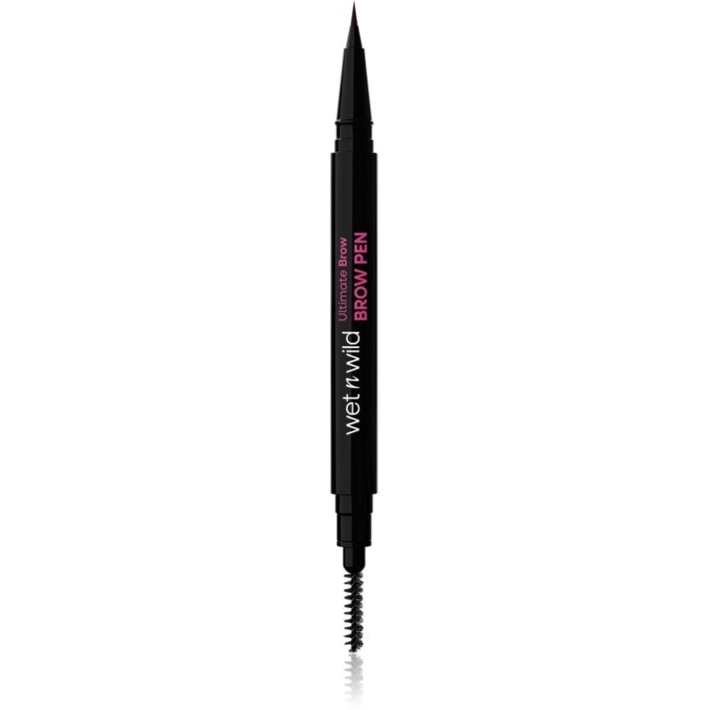 Wet n Wild Ultimate Brow Pen fix na obočie odtieň Dark Brown 0.5 ml