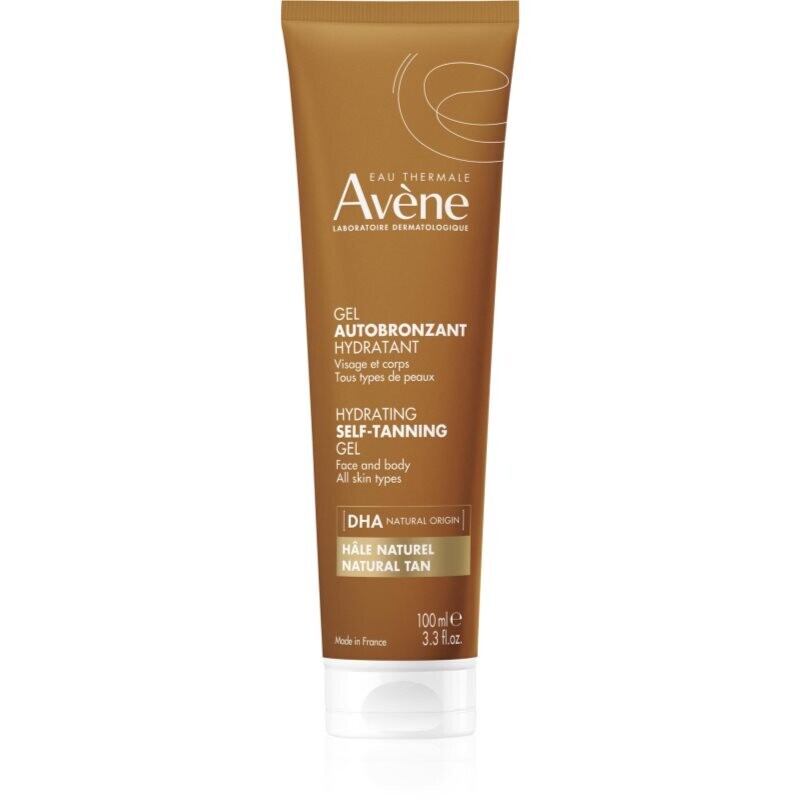 Avène Sun Hydrating Self-Tanning Gel samoopaľovací gél na tvár a telo pre všetky typy pleti 100 ml