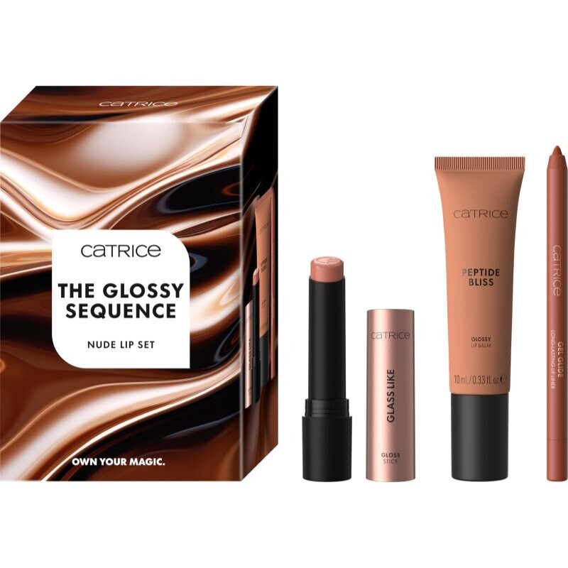 Catrice The Glossy Sequence Nude Lip Set sada na pery