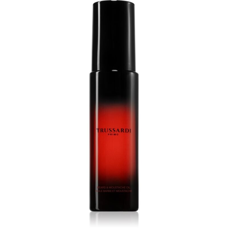 Trussardi Primo Beard & Moustache Oil vyživujúci olej na fúzy a bradu pre mužov 50 ml