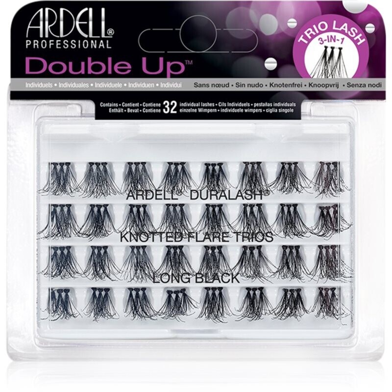 Ardell Double Up Trios trsové nalepovacie mihalnice Long 32 ks