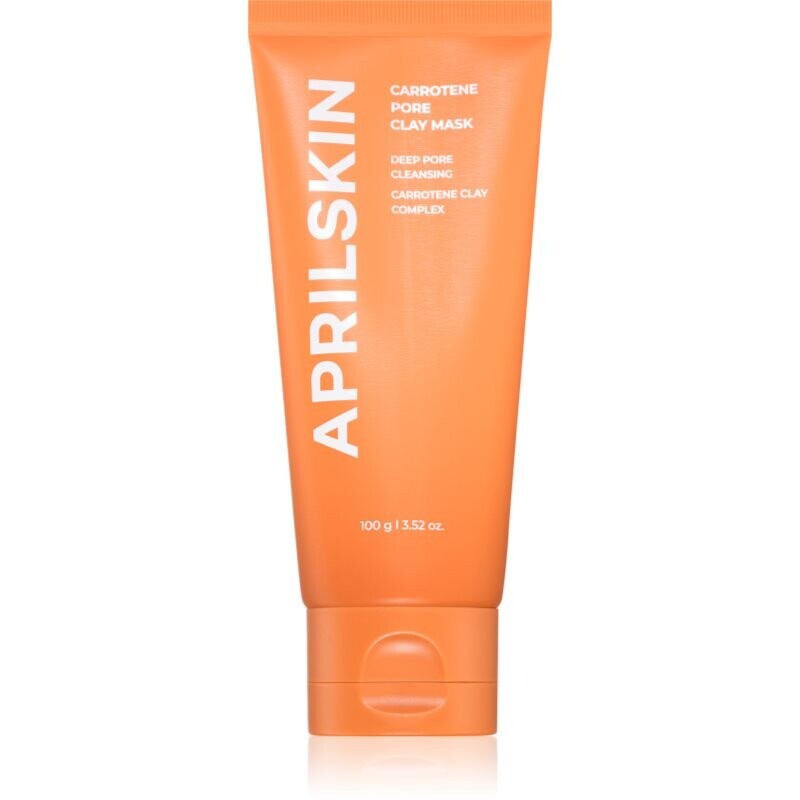 APRILSKIN Carrotene IPMP Quick Dry Pore Tightening Clay Mask čistiaca ílová pleťová maska na rozšírené póry 100 g