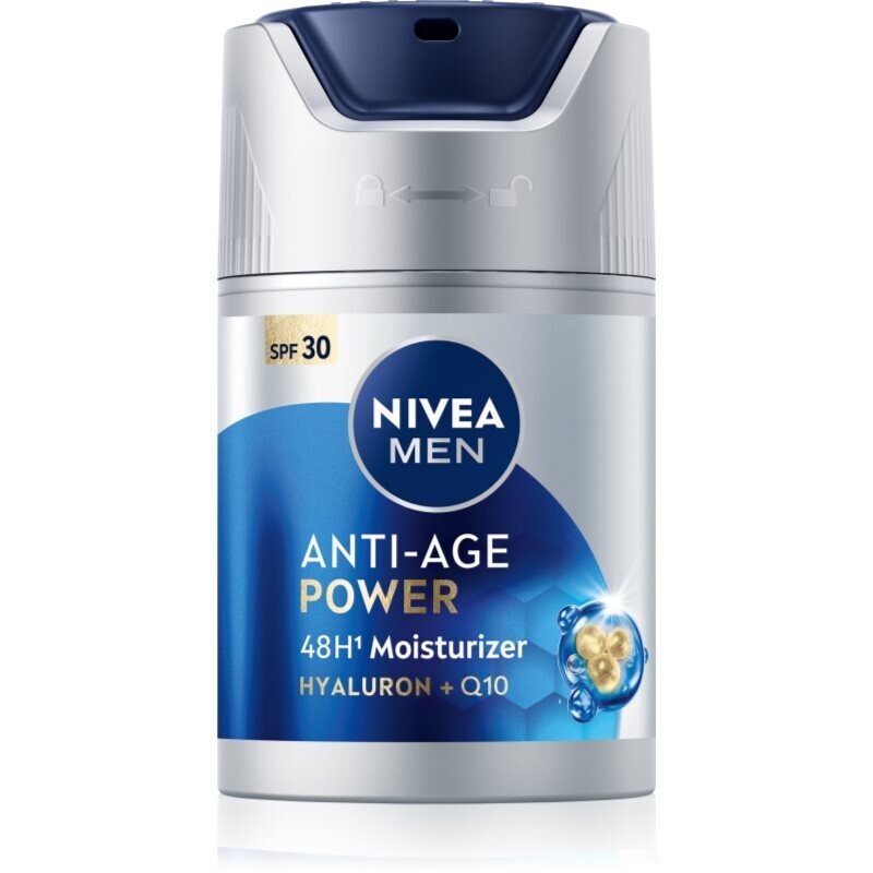 NIVEA MEN Anti-Age Power intenzívny hydratačný krém proti vráskam SPF 30 50 ml