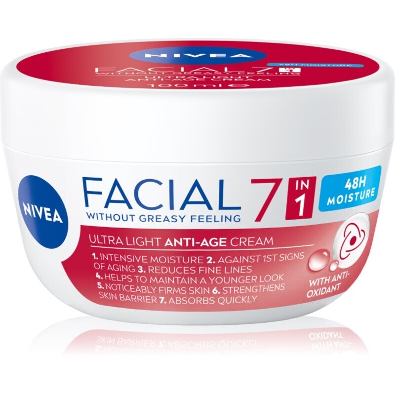 NIVEA Facial Anti-Age pleťový krém proti prvým známkam starnutia 7 v 1 100 ml