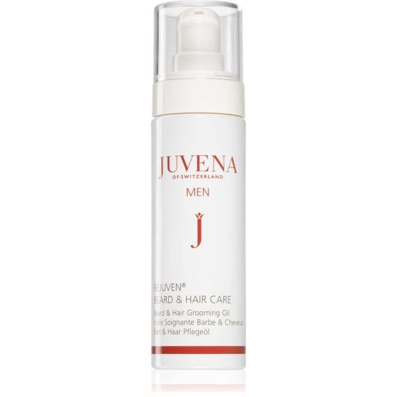 Juvena Rejuven® Men Beard & Hair Care vyživujúci olej na vlasy a fúzy pre mužov 50 ml