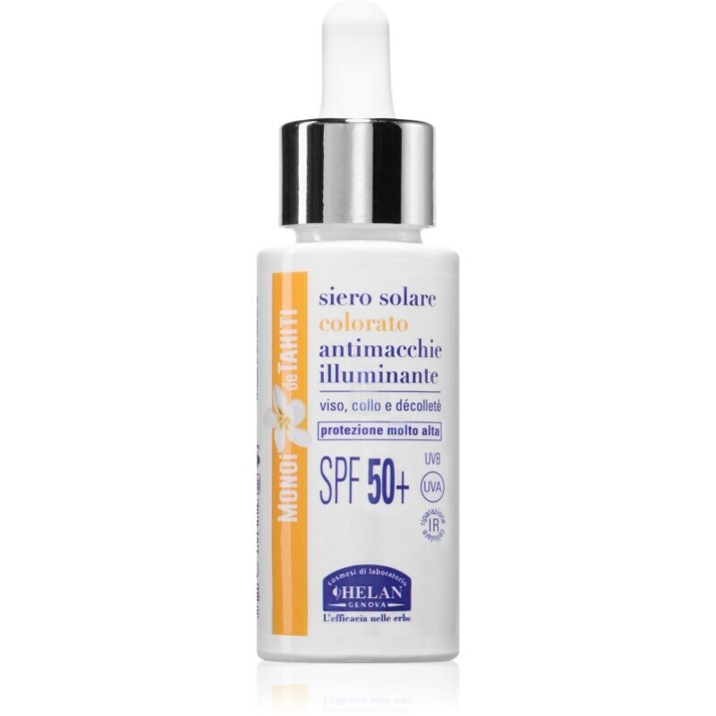 Helan MONOÏ de TAHITI Tinted Sun Serum rozjasňujúci tónovací fluid SPF 50+ 30 ml