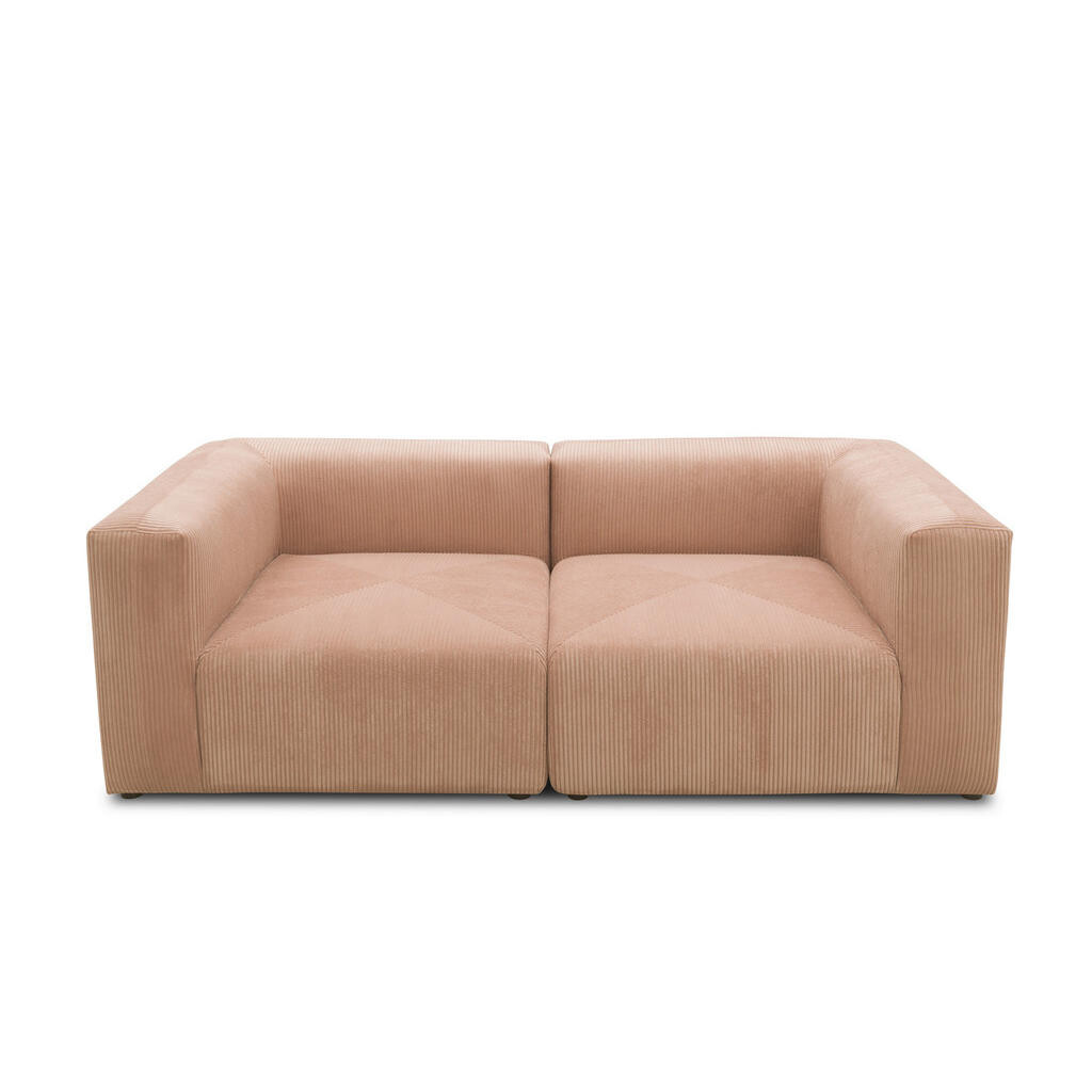 MID.YOU DVOJMIESTNA POHOVKA, textil, ružová, ružové zlato