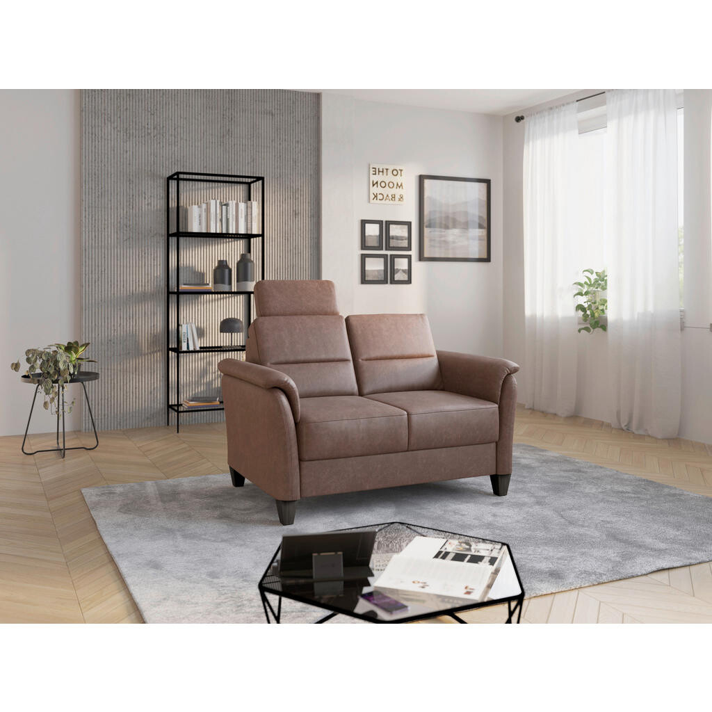 Sit & More DVOJMIESTNA POHOVKA, textil, farba lieskového orecha