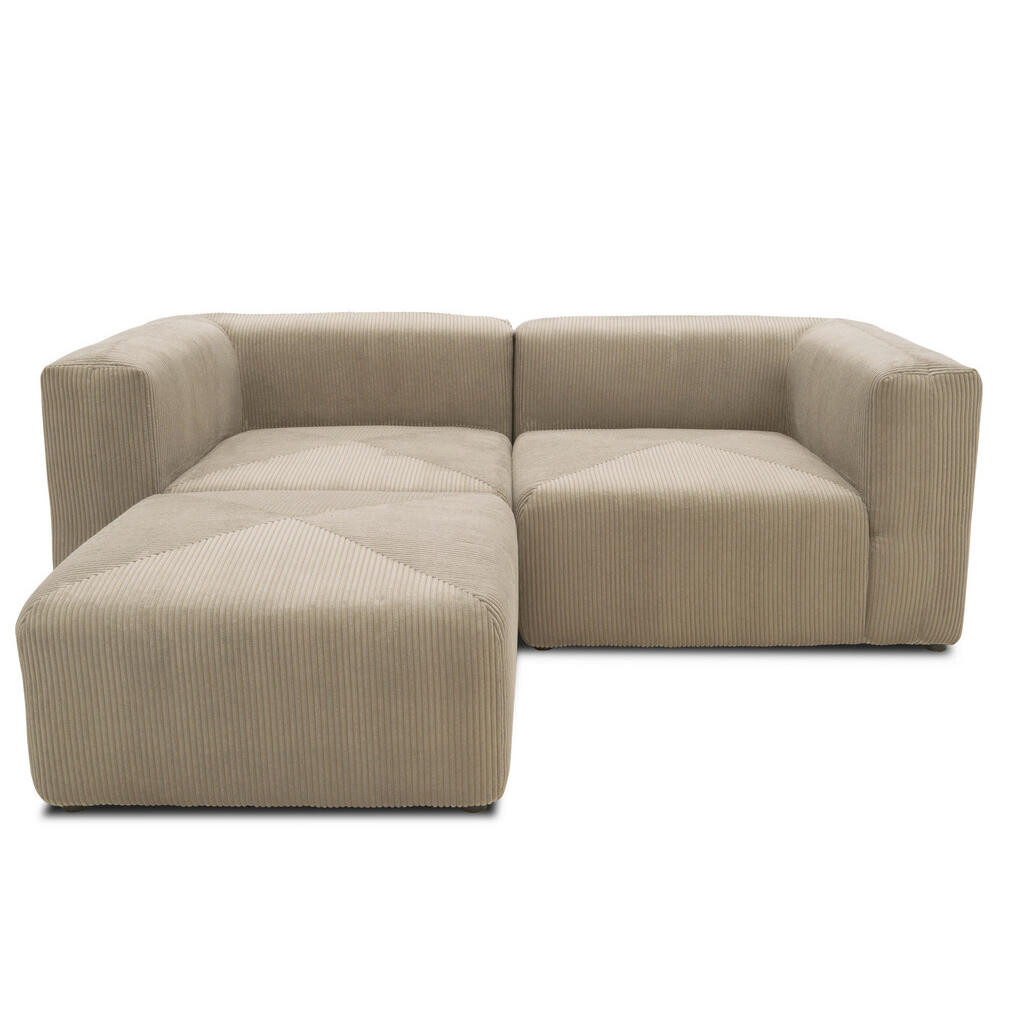 MID.YOU ROHOVÁ SEDAČKA, textil, bahenná hnedá