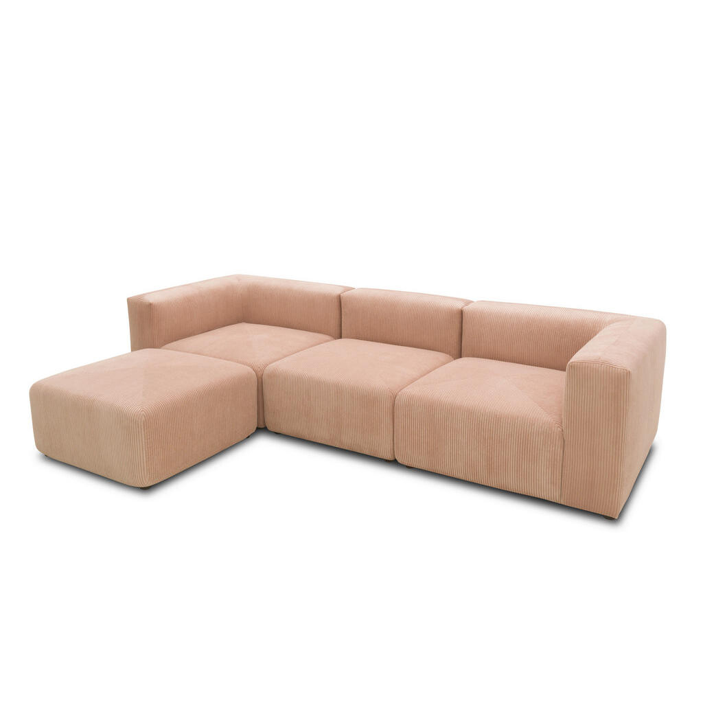 MID.YOU ROHOVÁ SEDAČKA, textil, ružová, ružové zlato