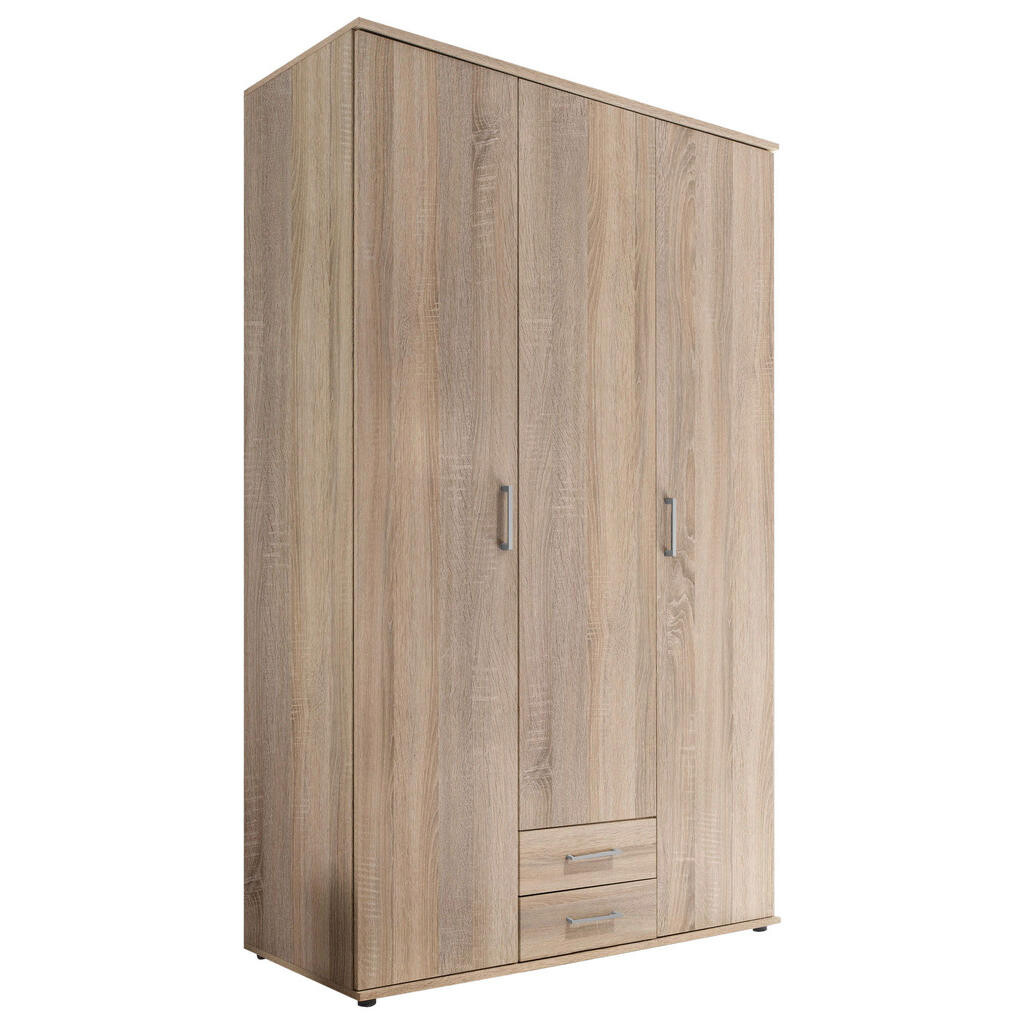 Carryhome SKRIŇA S OTOČNÝMI DVERAMI, dub sonoma, 120/196/54 cm