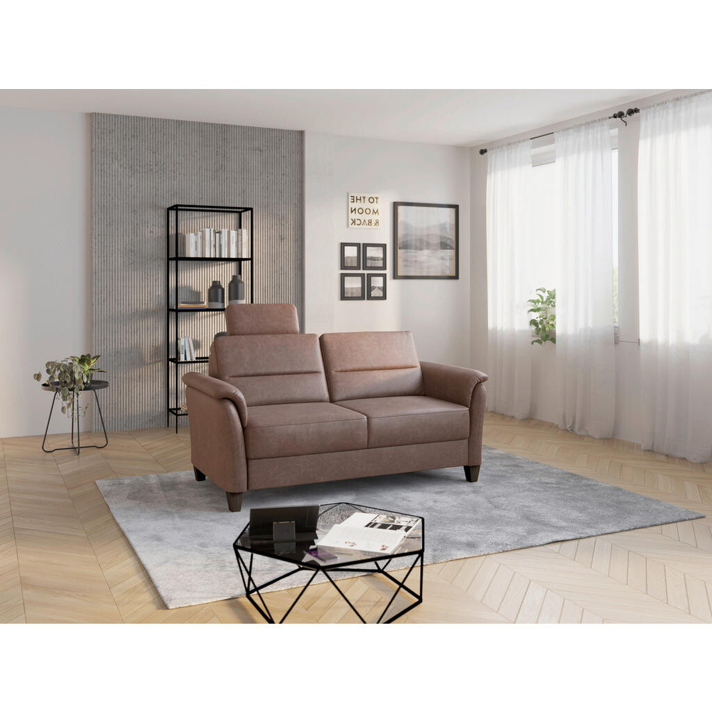 Sit & More TROJMIESTNA POHOVKA, textil, farba lieskového orecha