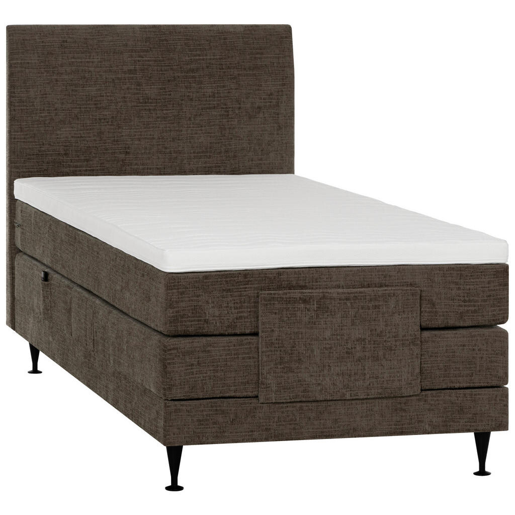 Welnova BOXSPRINGOVÁ POSTEĽ, 120/200 cm hnedá