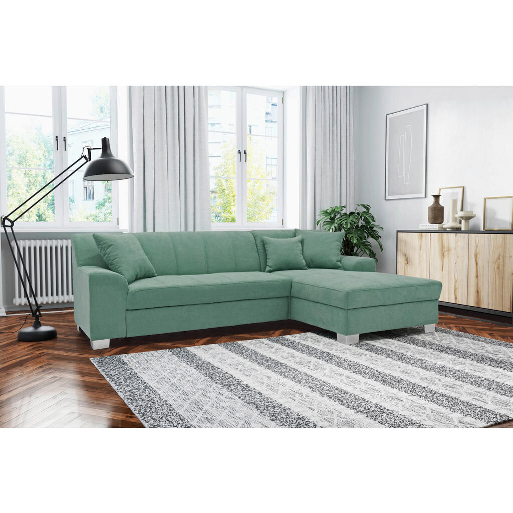 MID.YOU ROHOVÁ SEDAČKA, textil, mätovozelená