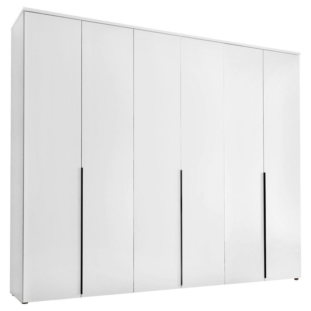 Carryhome SKRIŇA S OTOČNÝMI DVERAMI, biela, 270/225/52 cm