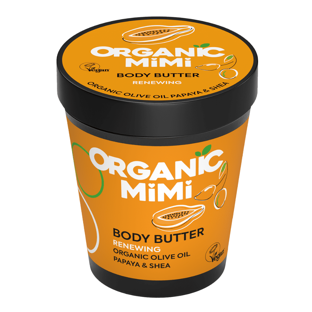 ORGANIC MIMI Olive & Papaya Renewing Obnovujúce maslo na telo 200 ml