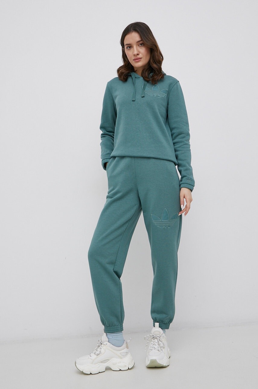 Nohavice adidas Originals Trefoil Moments HE4751