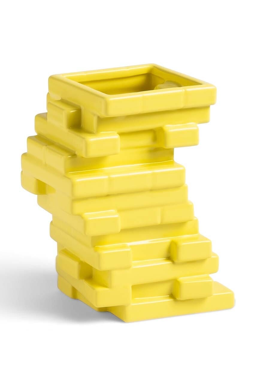 &k amsterdam Dekoratívna váza Pile Yellow