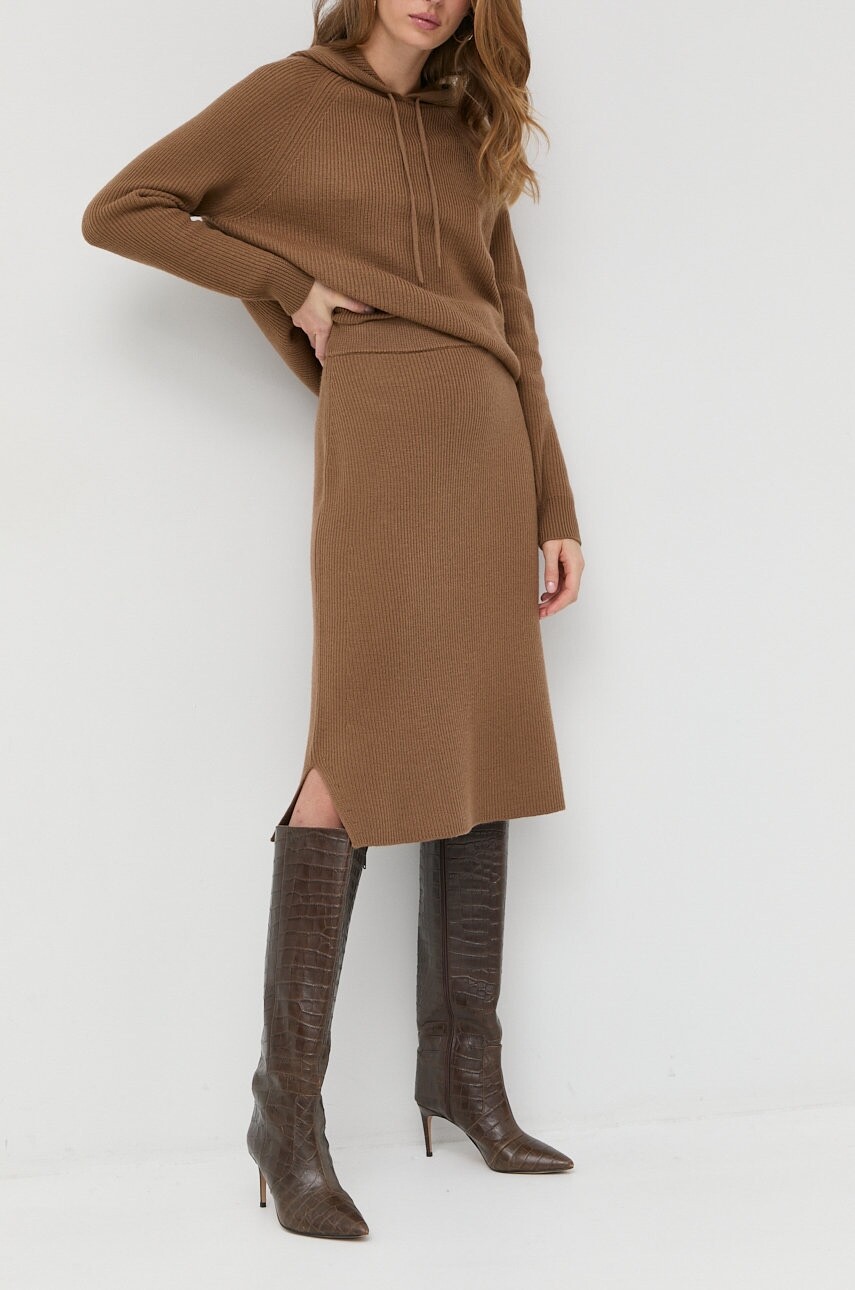 Vlnená sukňa Max Mara Leisure