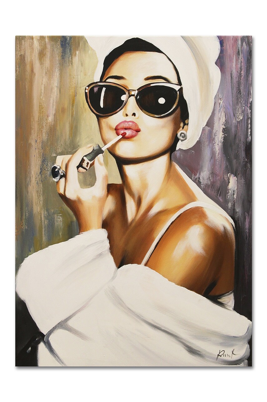 Olejomaľba Audrey Hepburn