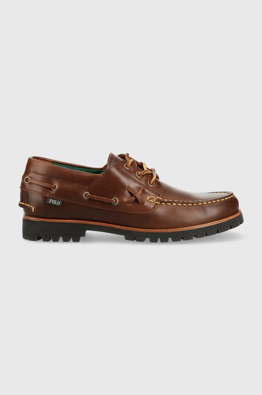 Kožené poltopánky Polo Ralph Lauren Ranger Deck