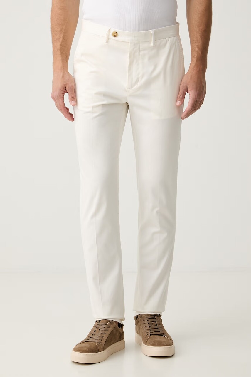 Tommy Hilfiger nohavice straight pánske s lyocellom NEW YORK