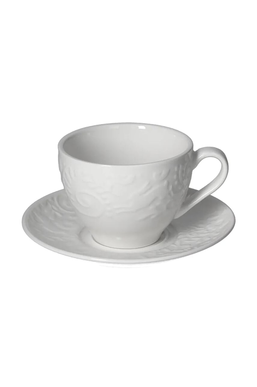 Tognana sada šálok s podstavcom vyrobená z porcelánu 200 ml