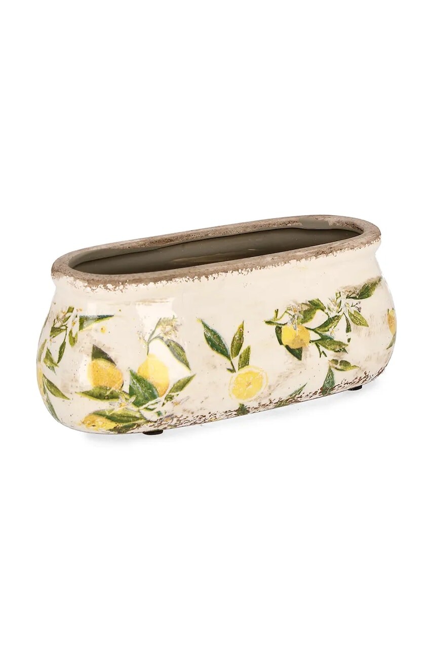 Bizzotto obal kvetináča vyrobený z porcelánu 23,5 x 10,5 x 9 cm