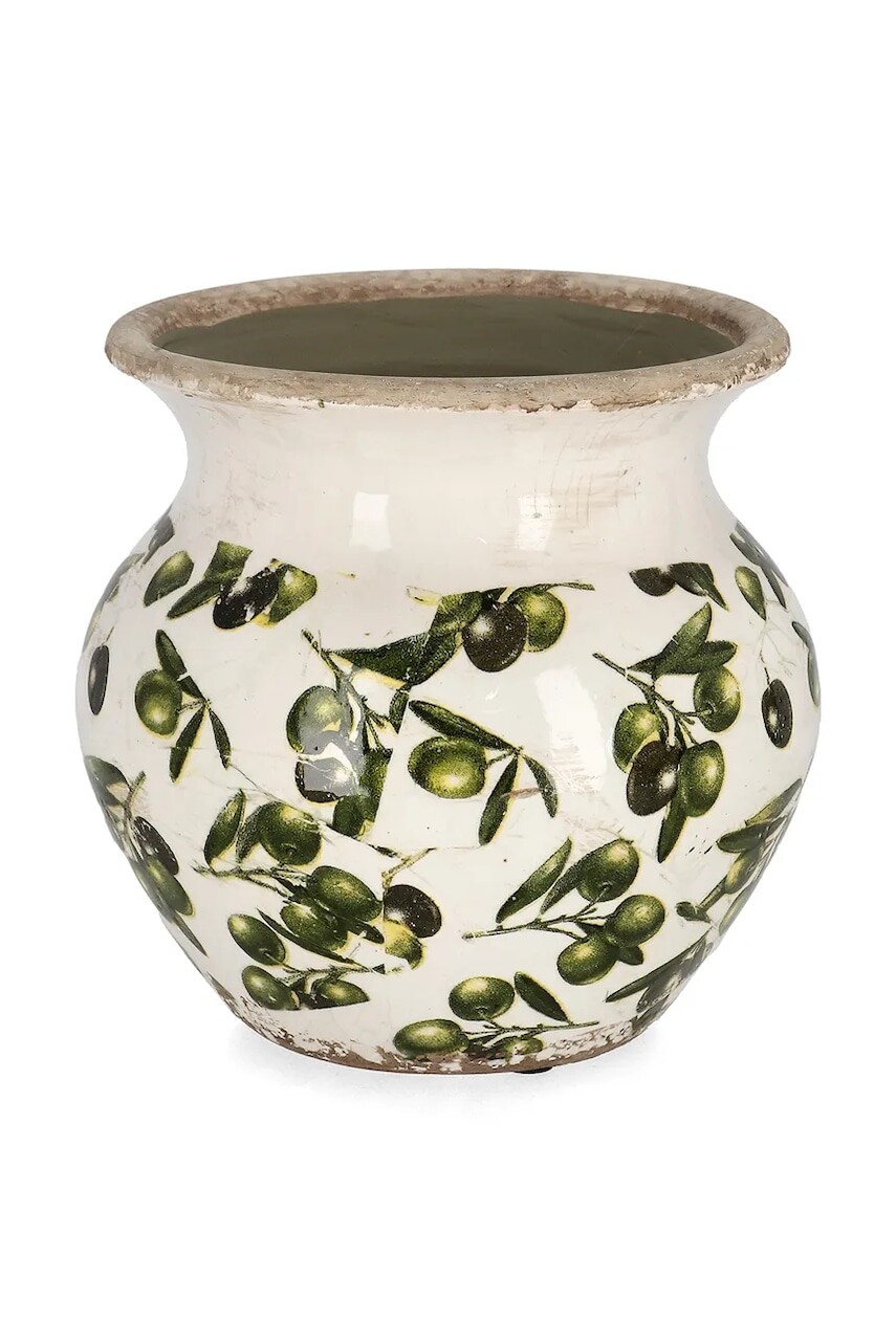 Bizzotto obal kvetináča z glazovaného porcelánu 19 x 18,5 cm