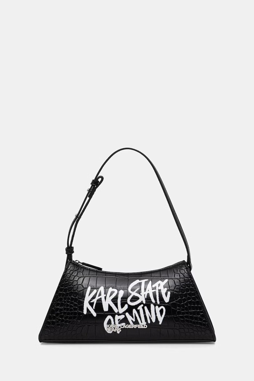 Karl Lagerfeld Jeans kabelka hobo dámska z imitácie kože