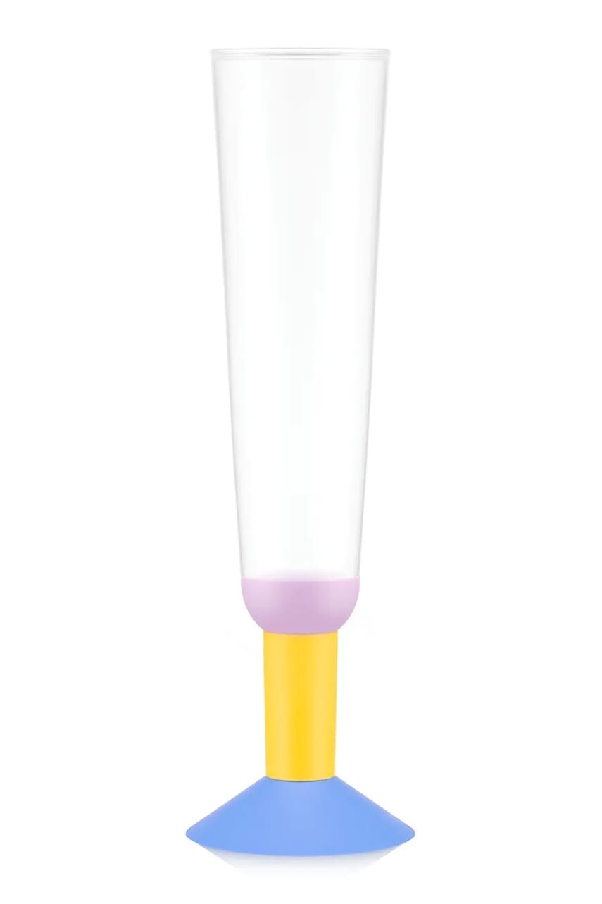 Bodum sada pohárikov na šampanské z farebného skla 0,3 l